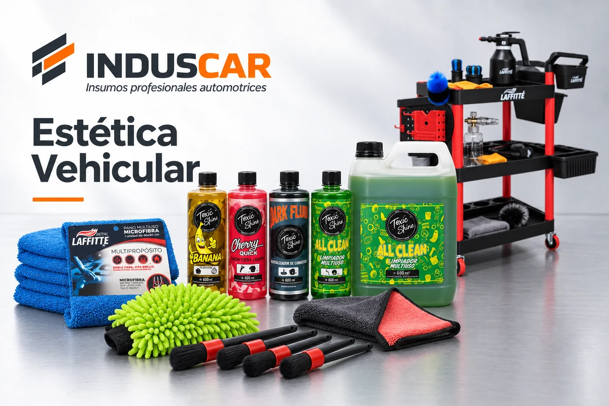 Estética Vehicular: productos Toxic Shine, brochas y microfibras Laffitte